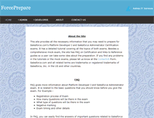 Tablet Screenshot of forceprepare.com